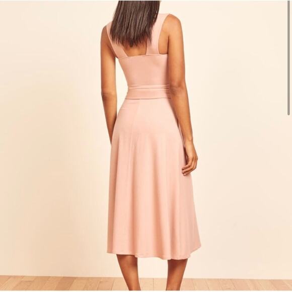 Reformation Helina Dress in Blush - Picture 2 of 11